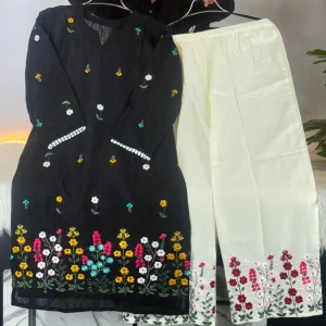 Floral Co-Ord Black