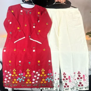 Floral Co-Ord Maroon